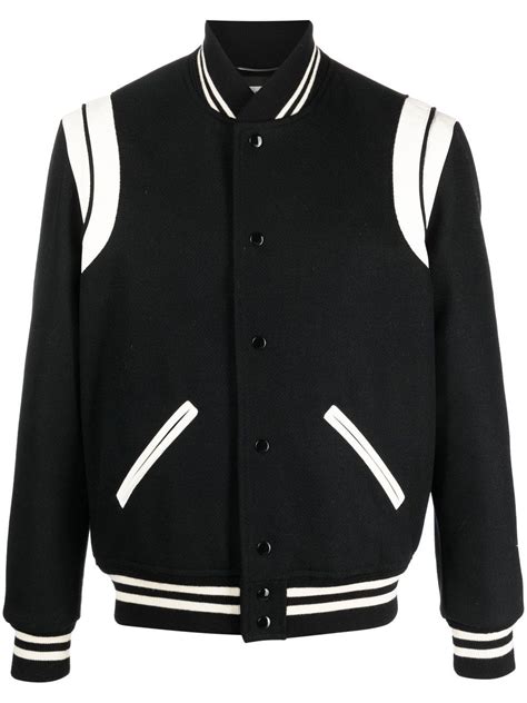 ysl teddy jacket outfit|farfetch ysl teddy jacket.